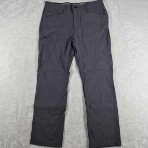 Orvis‎ Tech Pants Men's 36x30 Gray Water Repellent Stretch Hiking Outdoors Camp